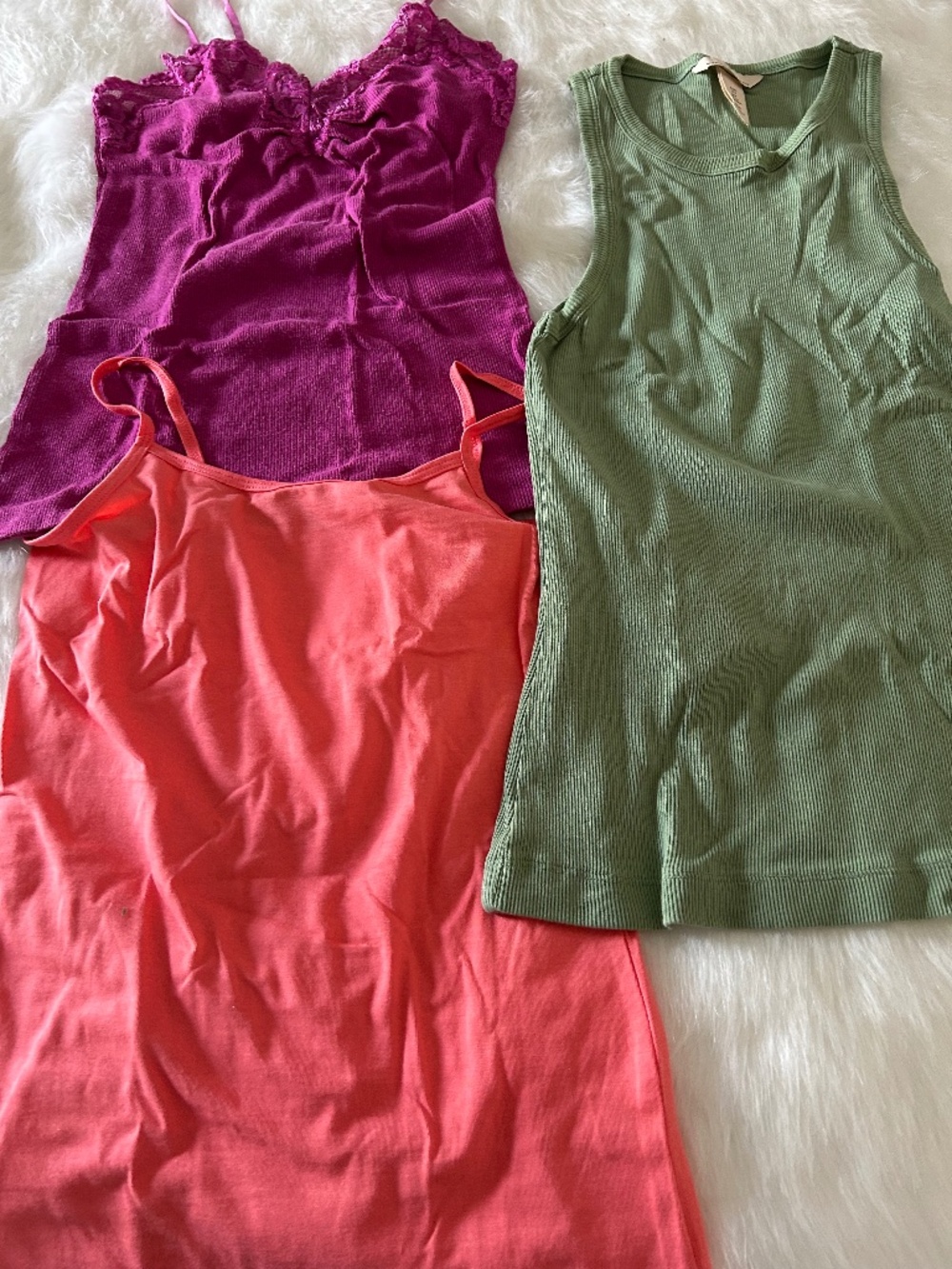 Three Tank Tops Size Small